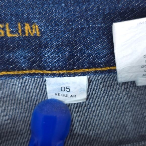 Cruel Girl Jeans Women 5R (28x32) Slim Blue Riding Jeans Mid Rise Dark Wash NWOT - Picture 8 of 14